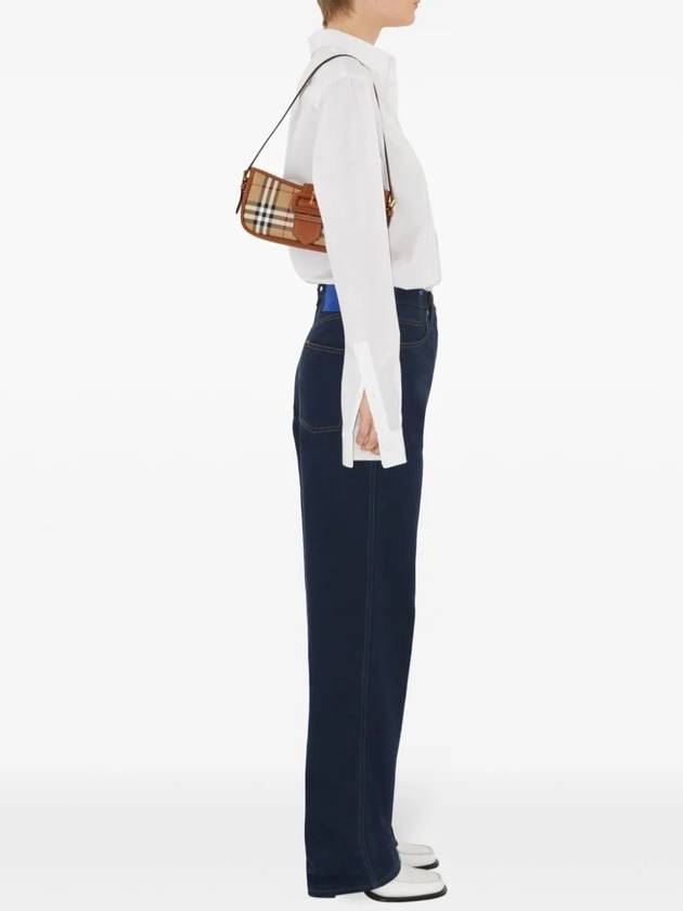 Burberry Check Shoulder Bag Brown