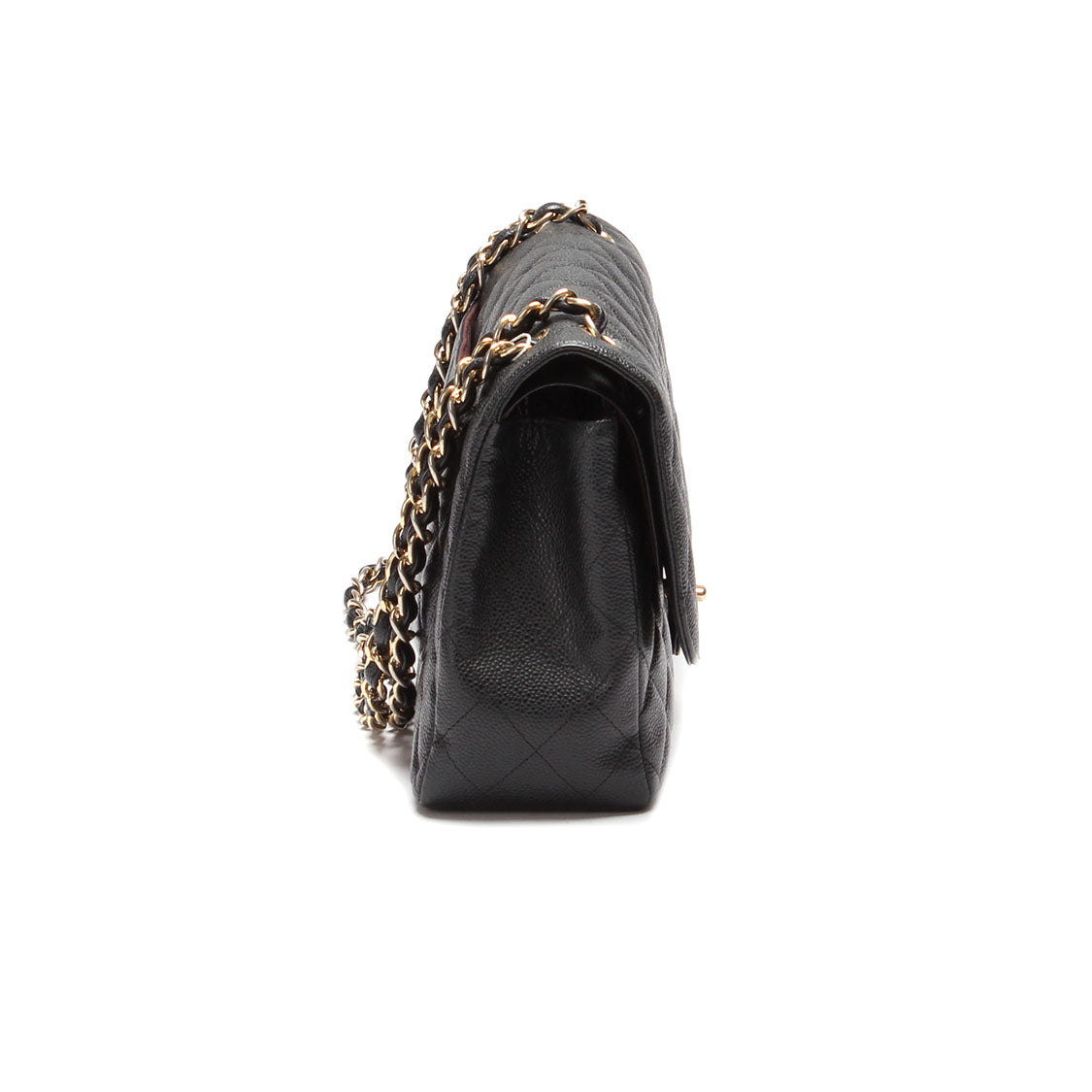 Chanel Caviar Jumbo Classic Double Flap Bag Leather Shoulder Bag in Great Condition