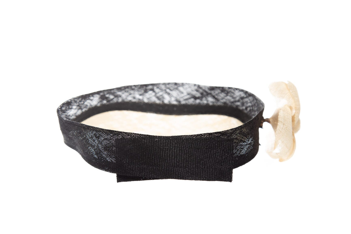 Chanel Vintage Natural Camila Visor SZ 57