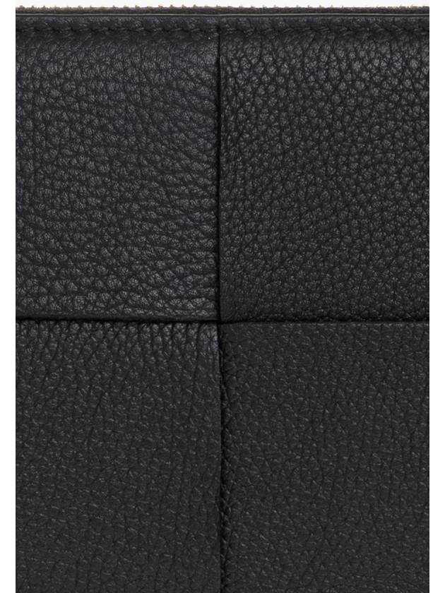Bottega Veneta Intrecciato zipper around long wallet