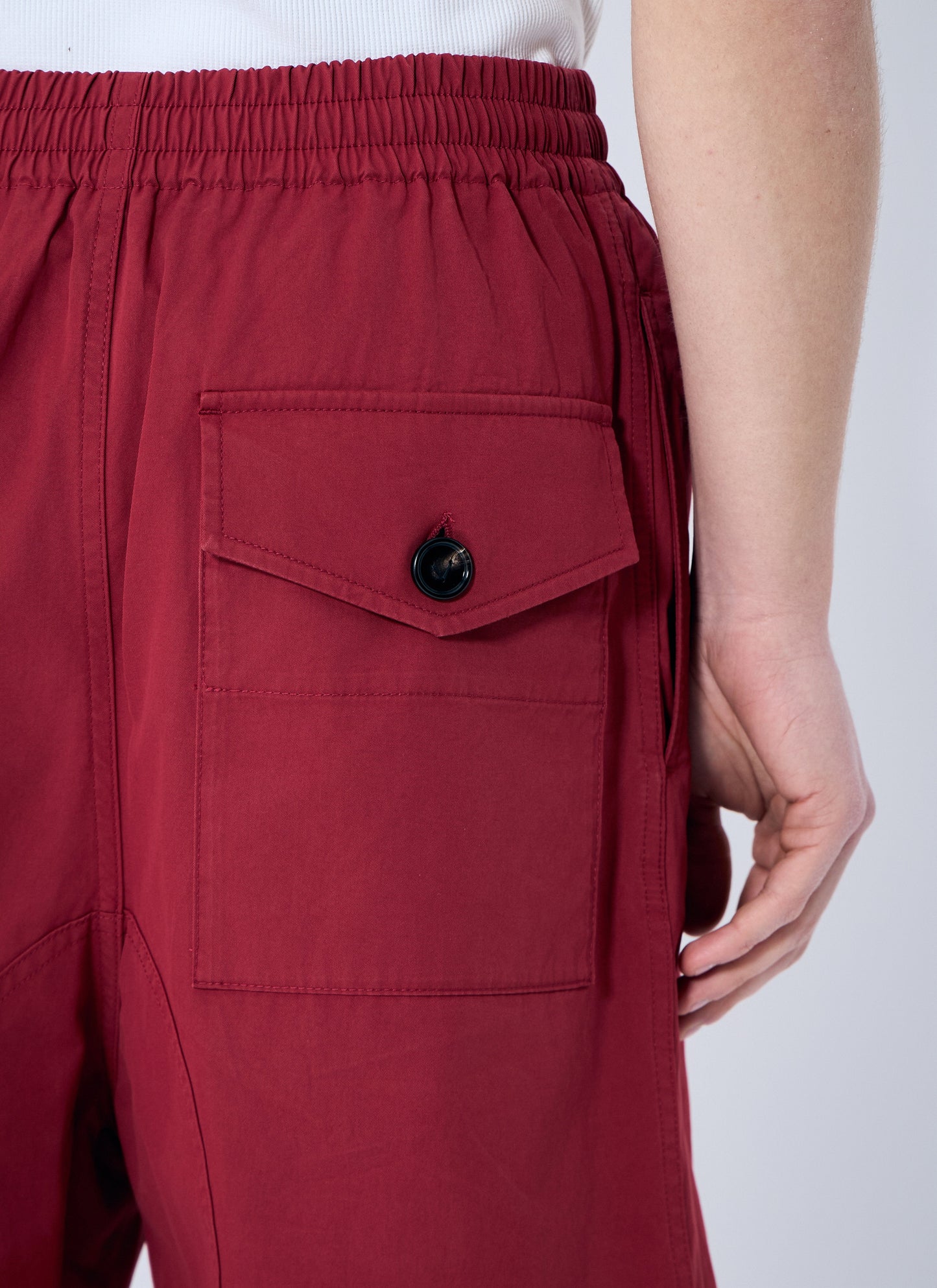 Bottega Veneta Men Light Cotton Twill Shorts