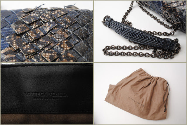 Bottega Veneta Olympia Bag Snake Club Baby 405739