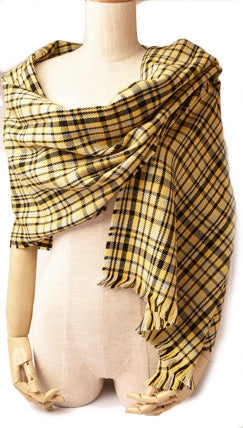 Bottega Veneta Wool Scarf Yellow/Black