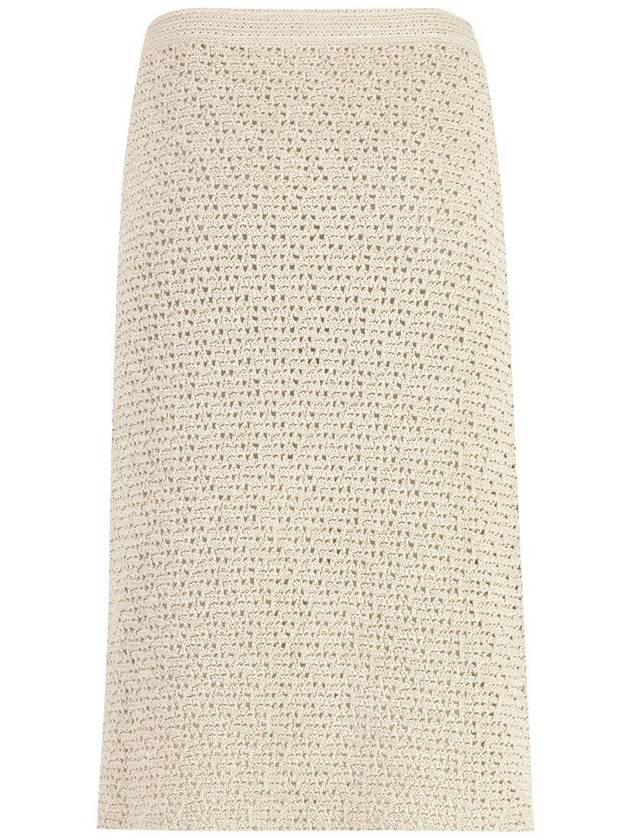 Bottega Veneta Texture Knit Wrap Around Midi Skirt 782282 V3WM0 9227 B0111077111