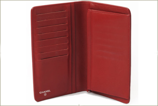 Chanel Mini Caviar Skin Long Wallet A46314