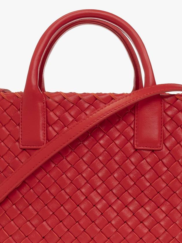 Bottega Veneta Bottega Veneta ‘Cabat Mini’ Shopper Bag, Women's, Red