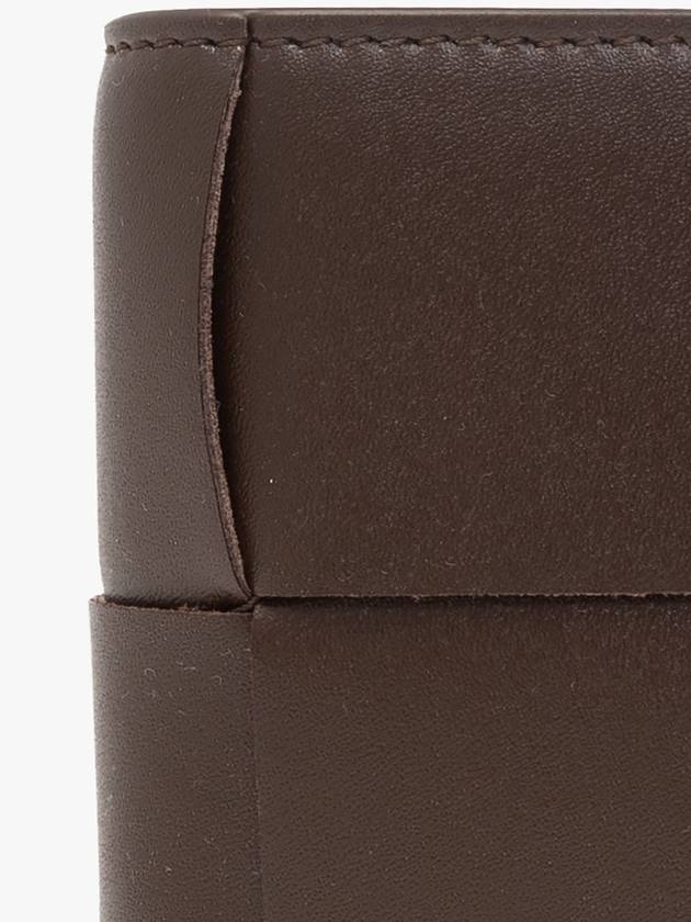 Bottega Veneta Intrecciato Coin Pocket Half Wallet Brown