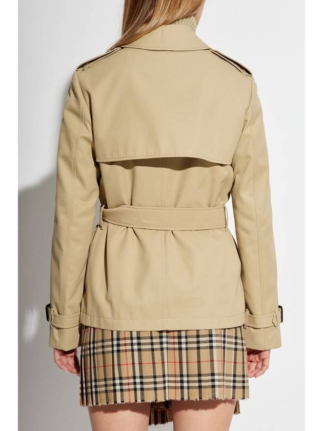 Burberry Burberry Short Trench Coat, Women's, Green