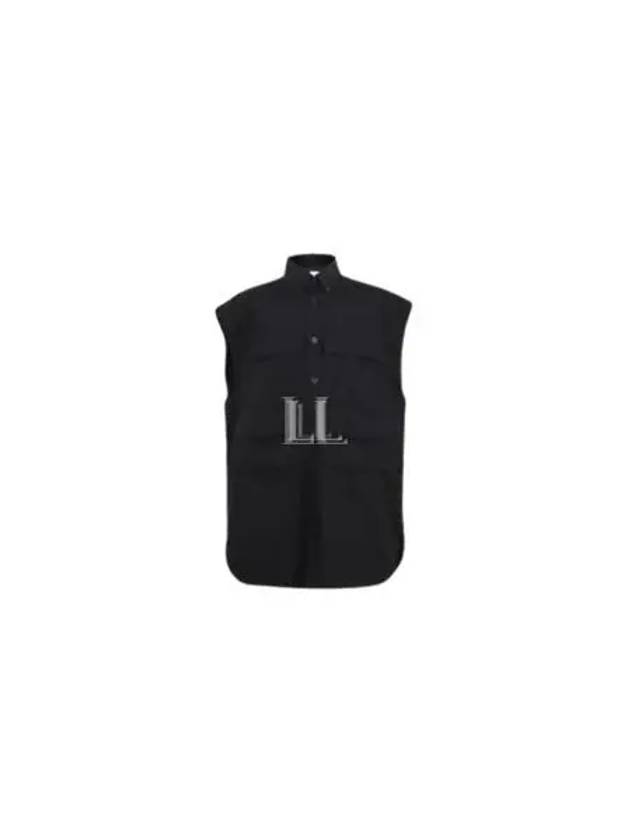 Burberry Sleeveless Shirt Vest Black