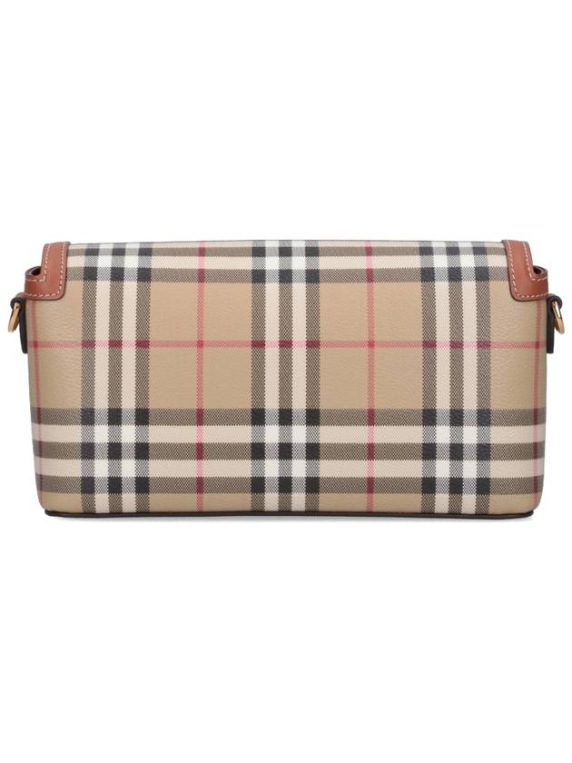 Burberry Check Shoulder Bag Beige