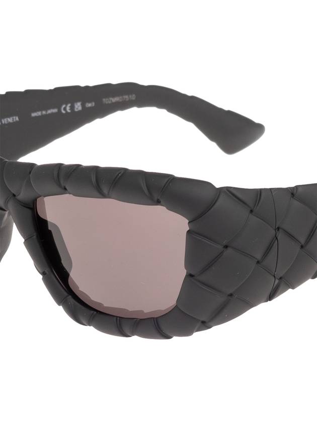 Bottega Veneta Bottega Veneta Intrecciato Sunglasses, Women's, Black