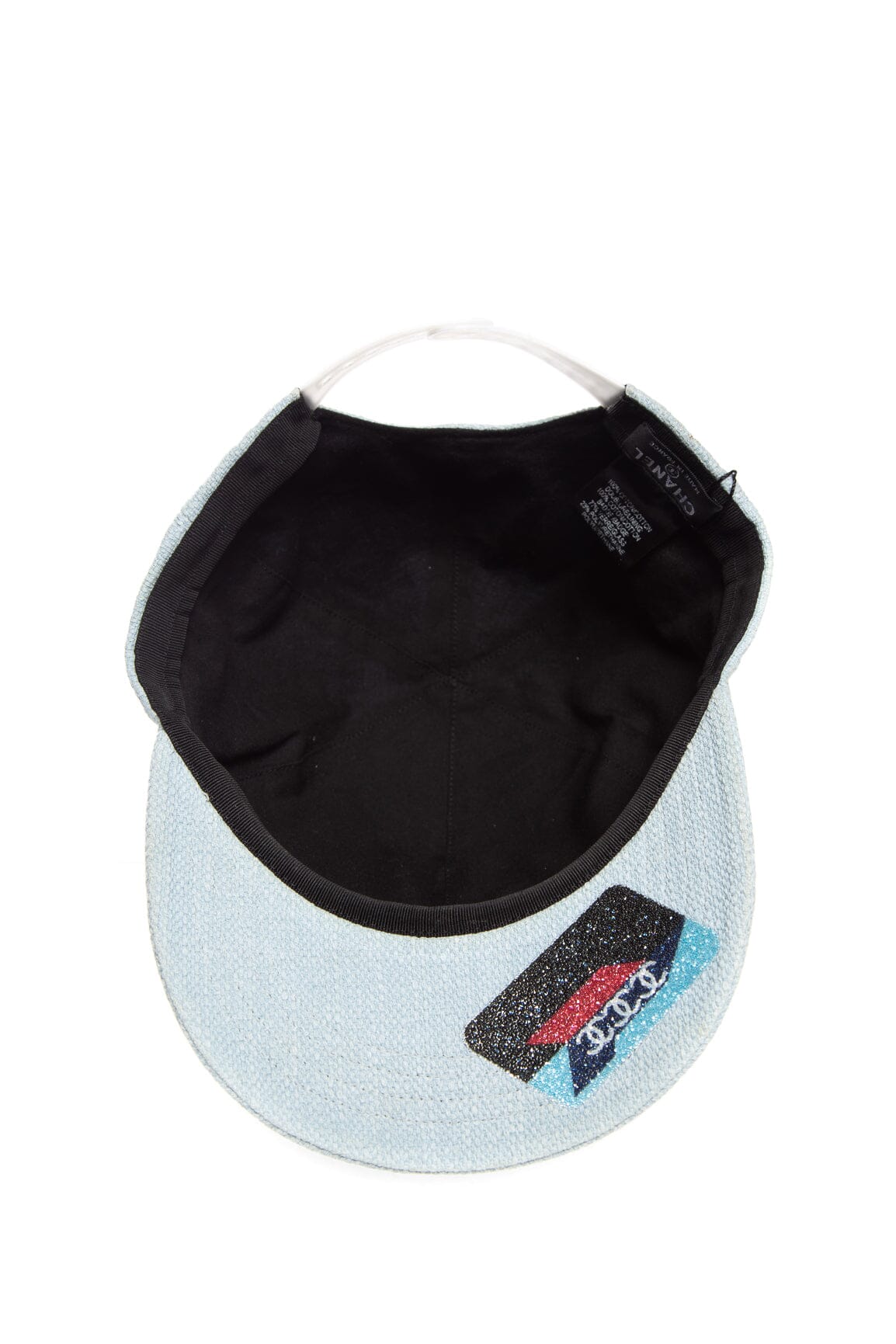 Chanel Blue Denim Airline CC Baseball Hat