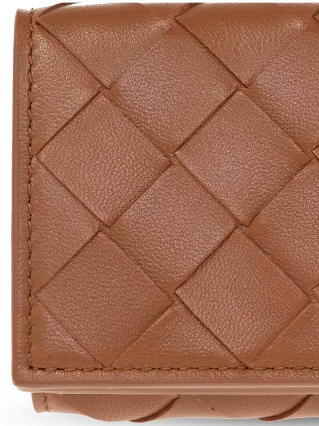 Bottega Veneta Intrecciato Tiny Tri-Fold Wallet 751156