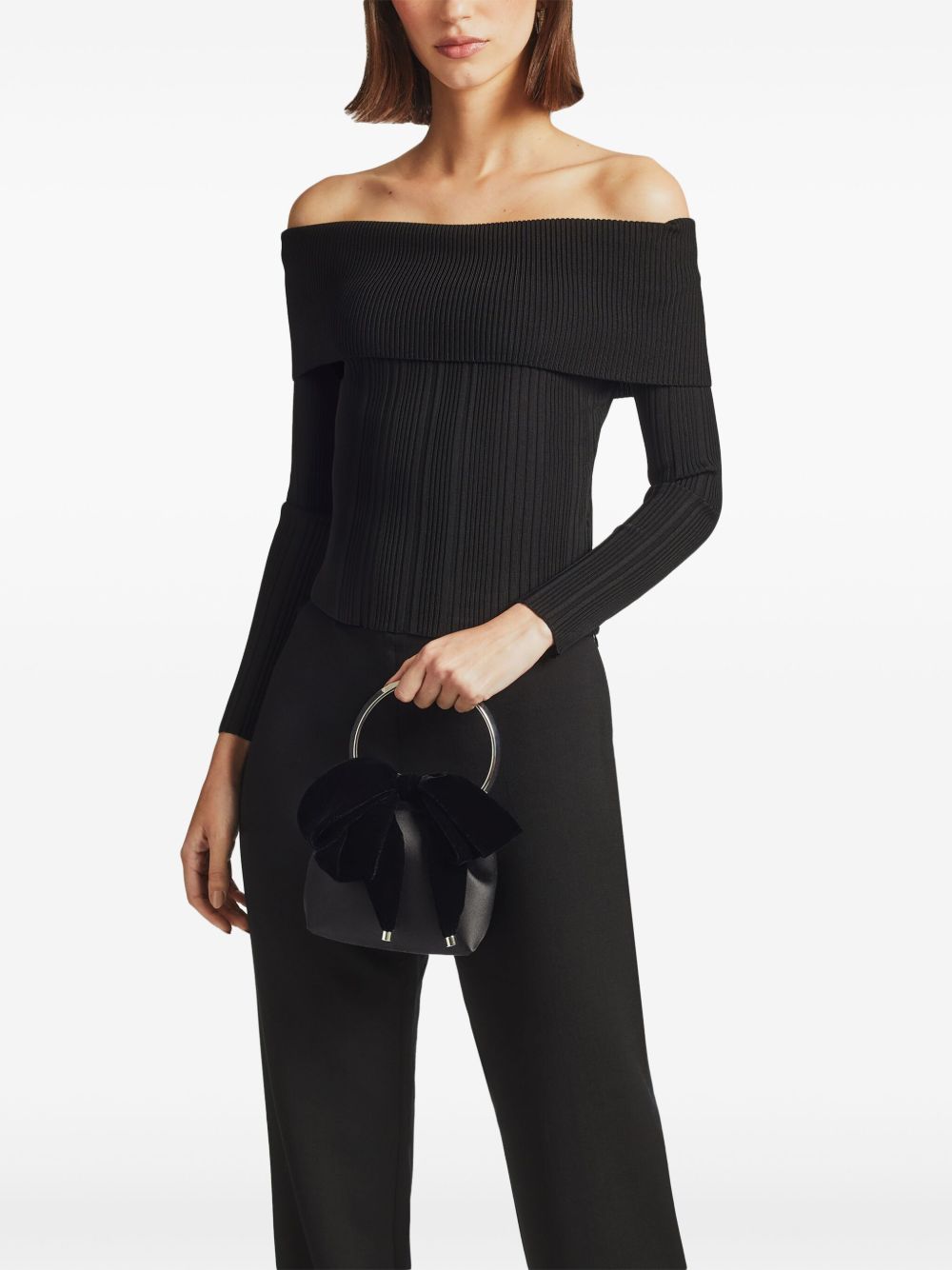 Jimmy Choo Women Bon Bon Leather Bucket Bag