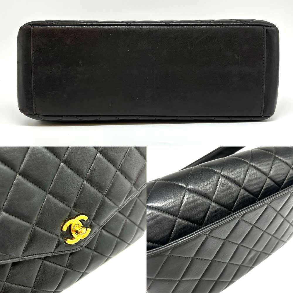 Chanel Matelasse Lambskin Top Handle Handbag in New Condition