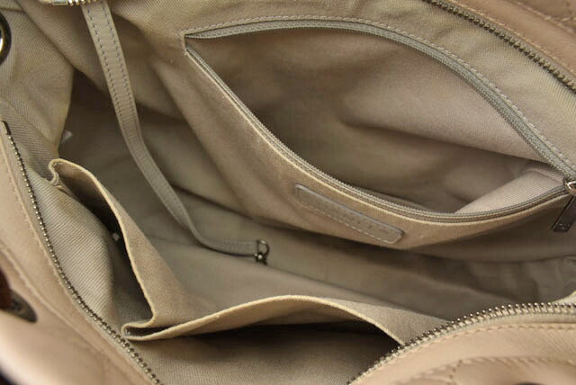 Chanel 2way Leather Tote/Shoulder Bag Chain Coco Mark Quilted