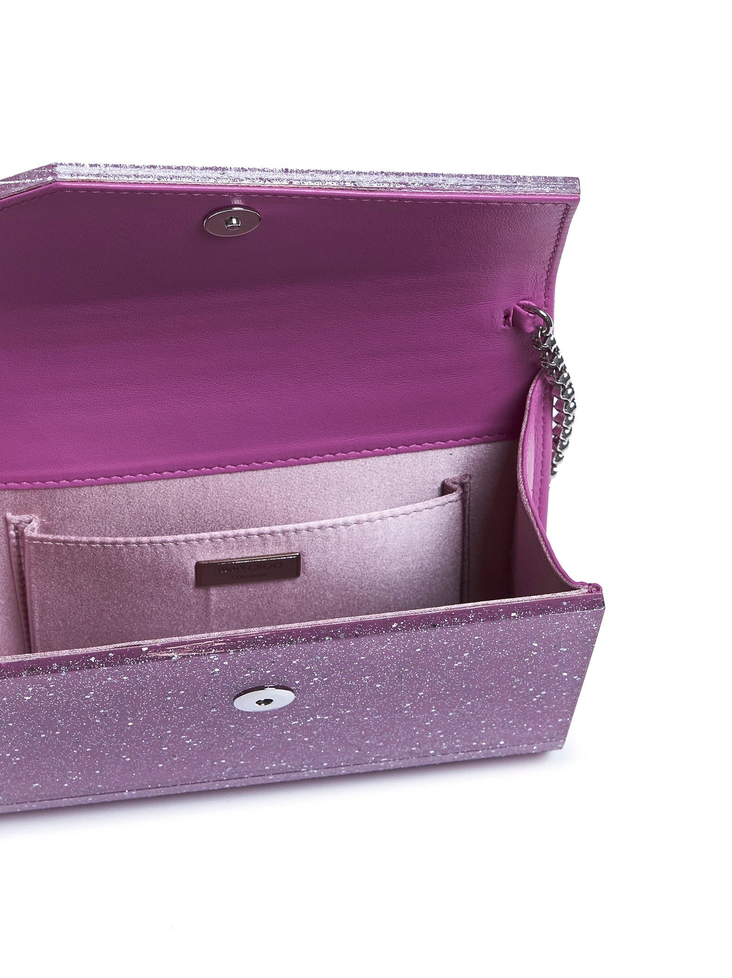 Jimmy Choo Women Light Magenta Candy Clutch Bag