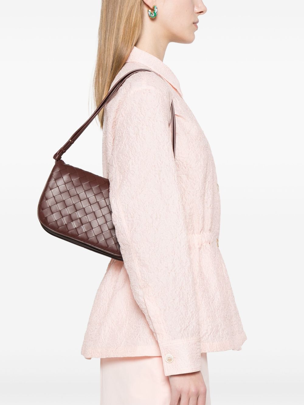 Bottega Veneta Women Puff Leather Pouch