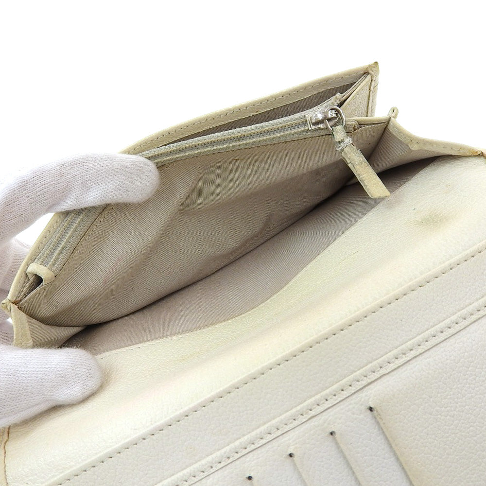 Chanel Camellia Leather Long Wallet A46511