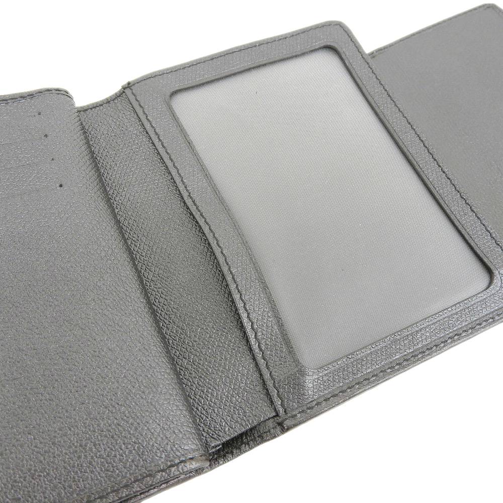 Chanel Leather Trifold Wallet Black