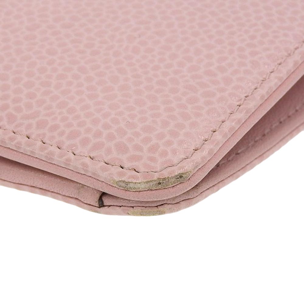 Chanel Caviar Skin Bifold Long Wallet A48651