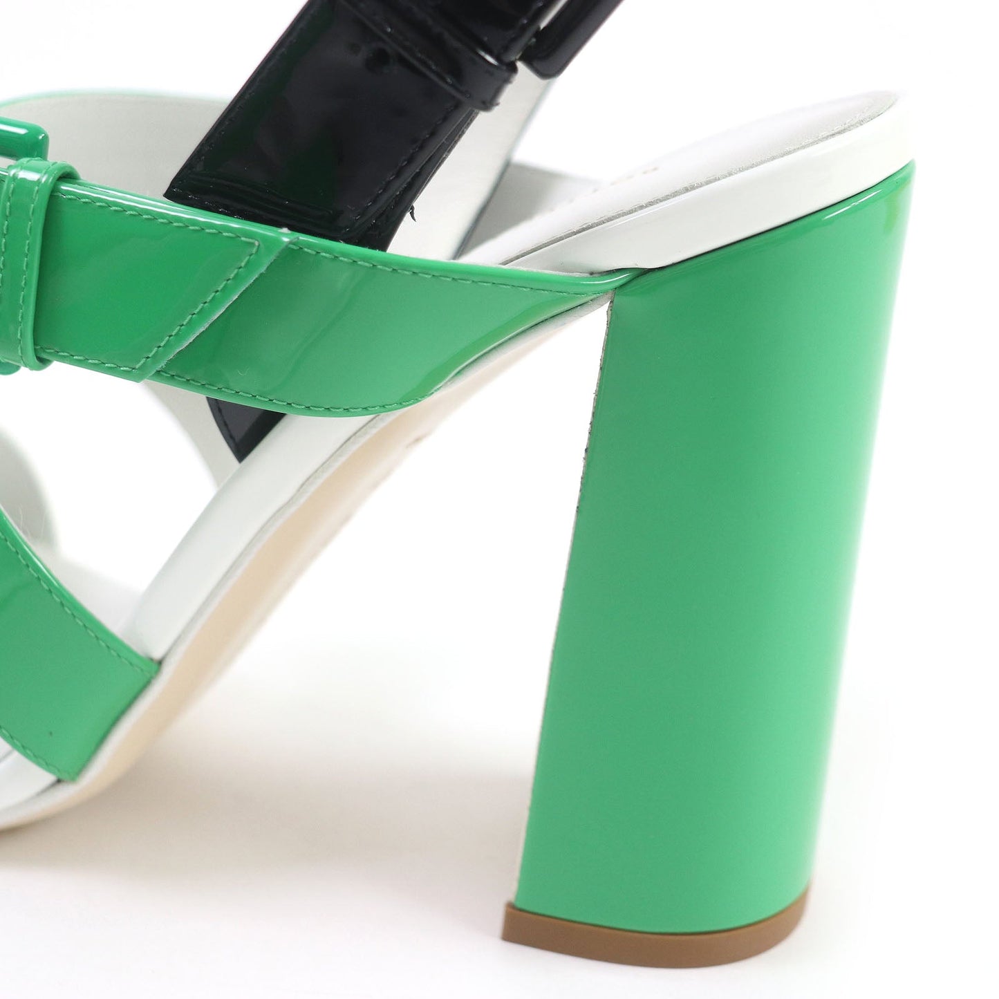 Bottega Veneta Patent Leather Sandals 37