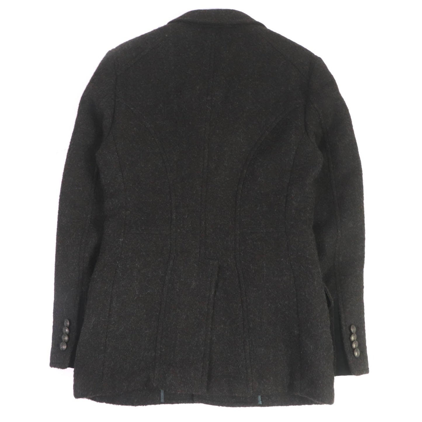 Dolce & Gabbana Alpaca Nylon Chester Coat Brown 44