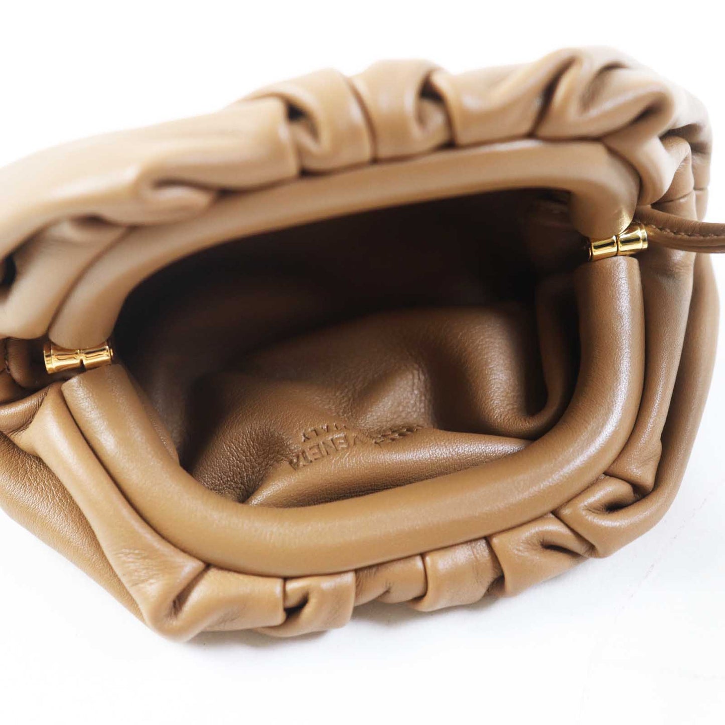 Bottega Veneta Leather Pouch Coin Case