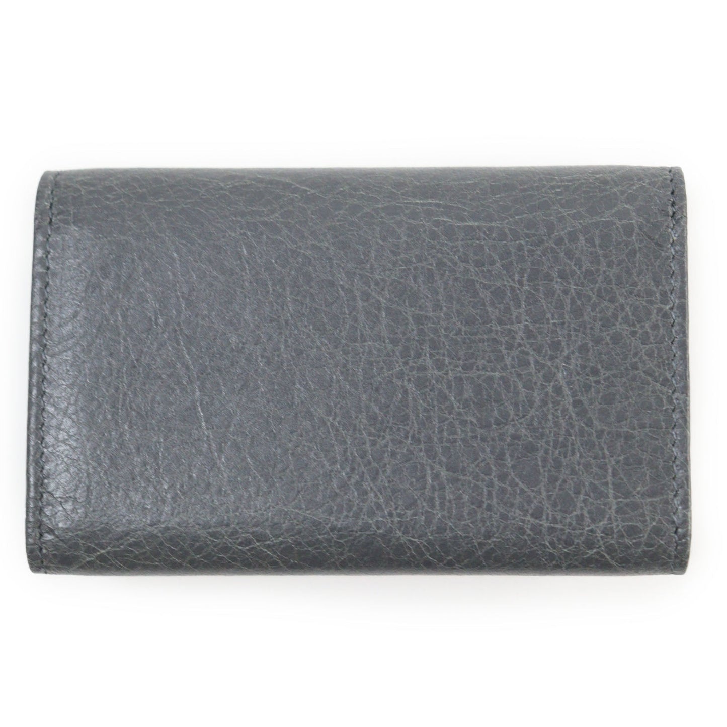 Balenciaga Leather Key Holder Gray