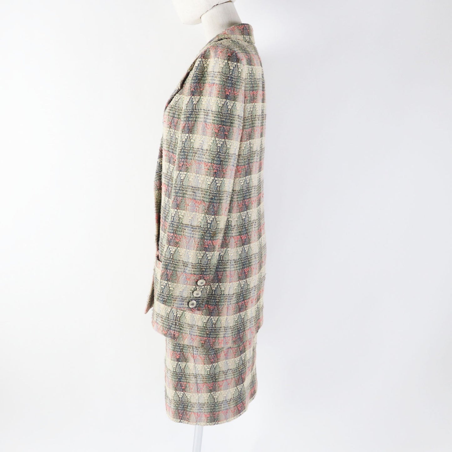 Chanel Tweed Double Breasted Setup 38