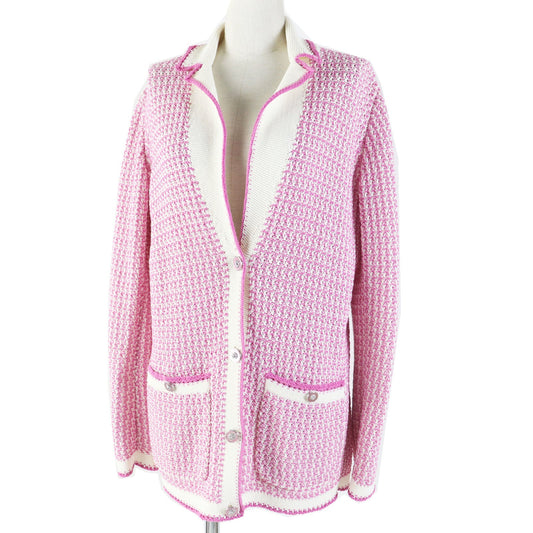 Chanel Cotton Lion Button Cardigan P72239
