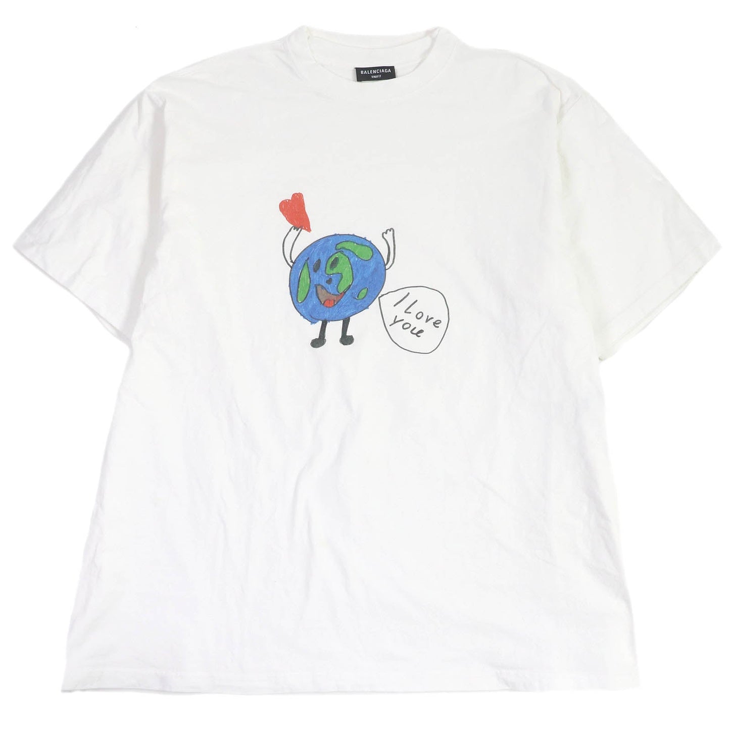 Balenciaga Cotton Oversized Double Sleeve T-shirt S