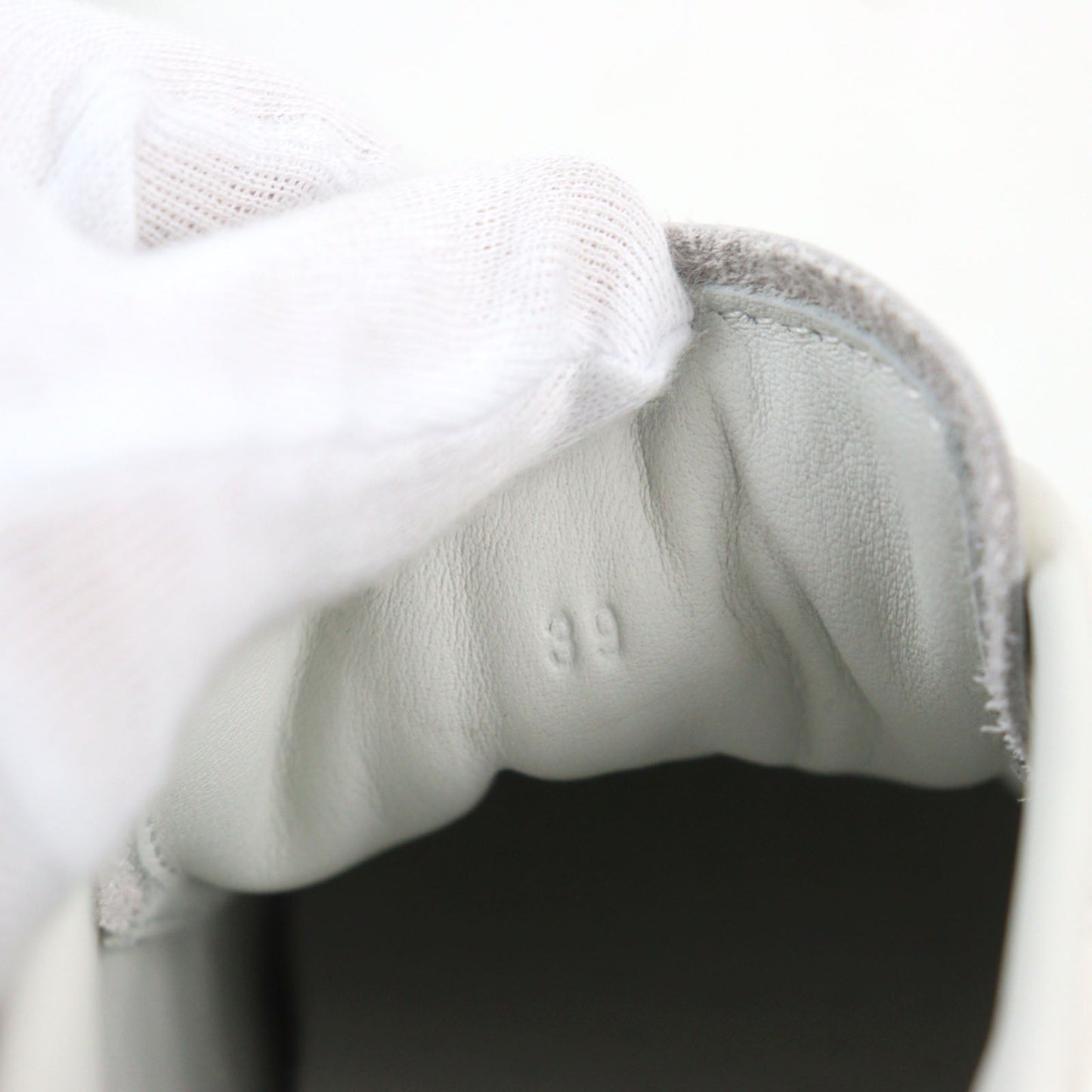 Bottega Veneta Calf Leather Sneakers White Green