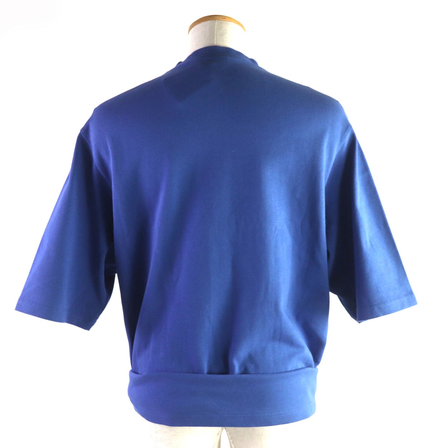 Balenciaga Cotton Deformed T-shirt Blue M