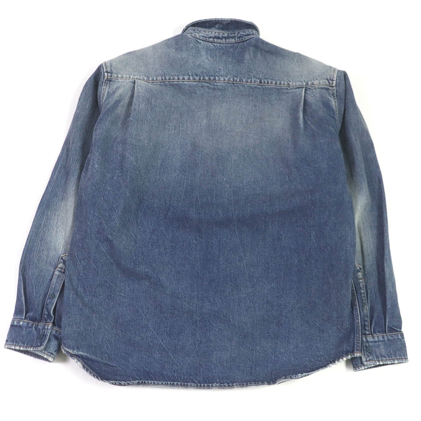 Balenciaga Denim Shirt Indigo Blue S