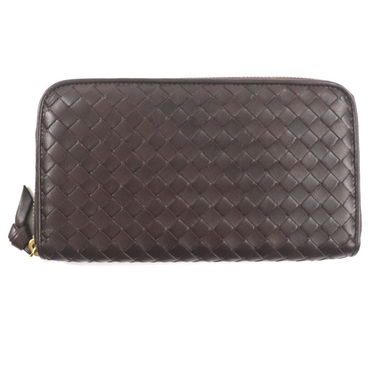 Bottega Veneta Leather Zip Wallet 114076