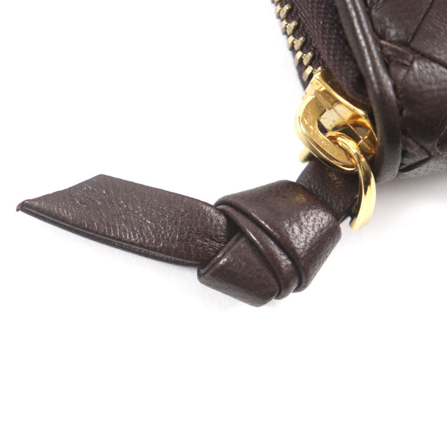 Bottega Veneta Leather Zip Wallet 114076