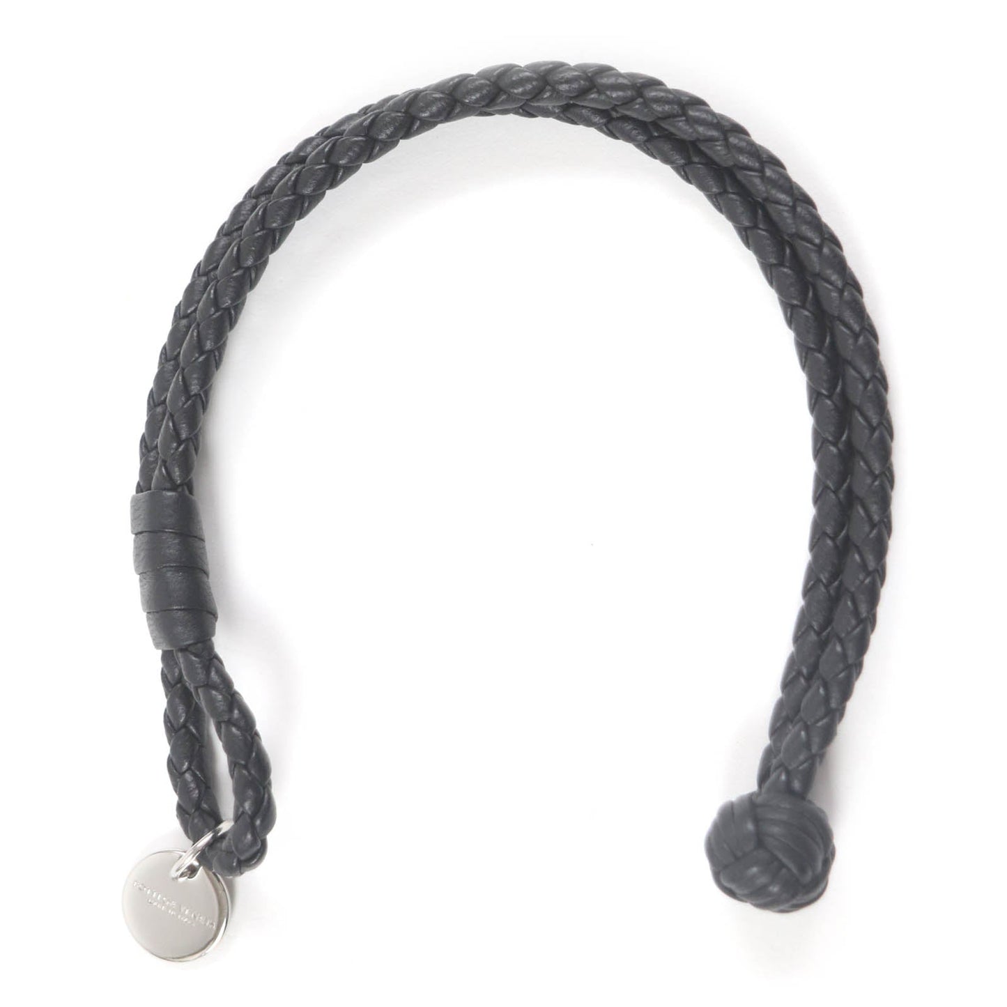 Bottega Veneta Leather Intrecciato Bracelet 113546