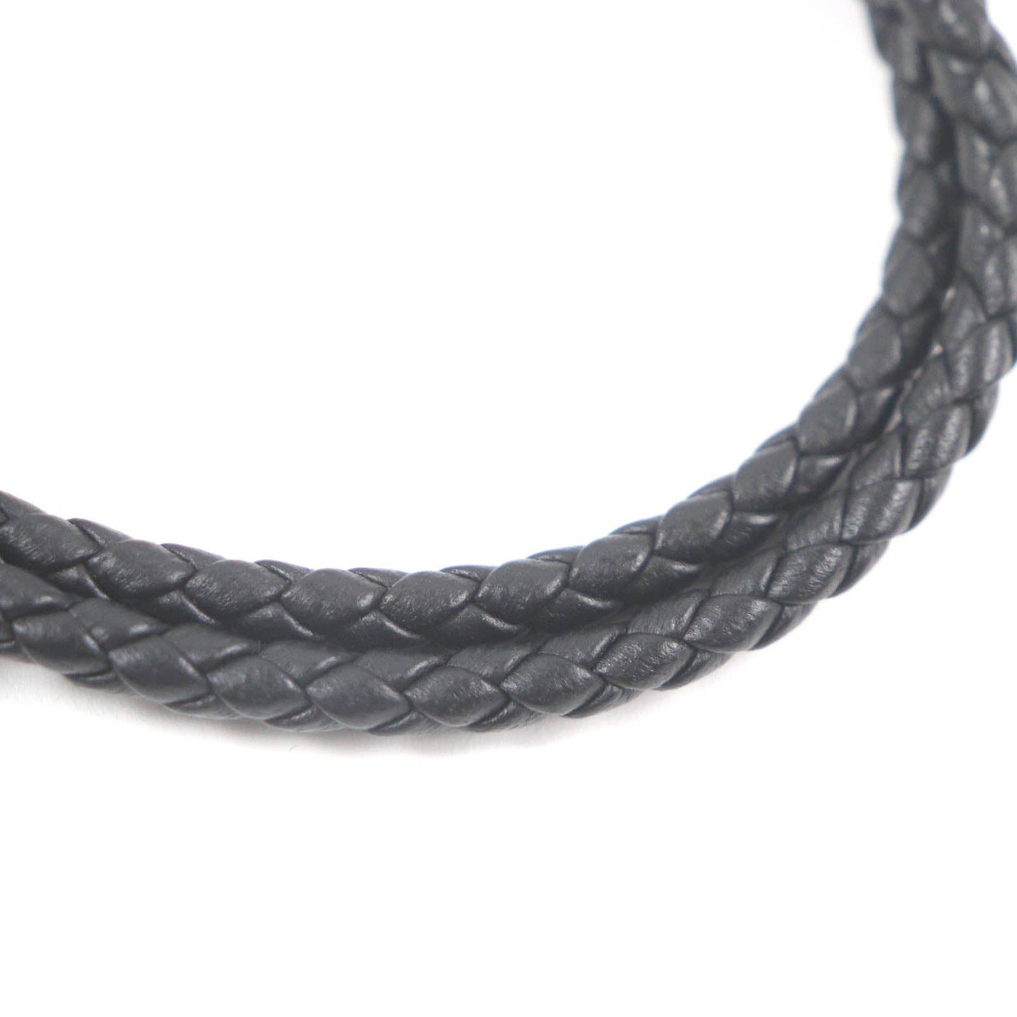 Bottega Veneta Leather Intrecciato Bracelet 113546