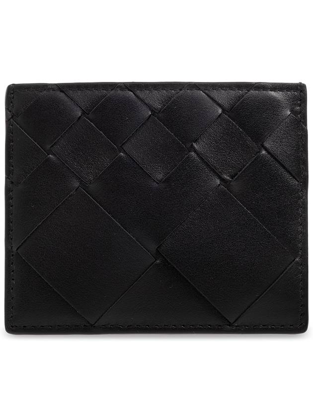 Bottega Veneta Intrecciato Card Wallet Black