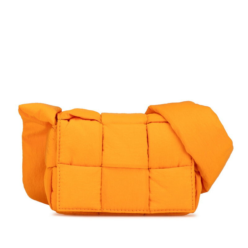 Bottega Veneta Nylon Maxi Intrecciato Padded Tech Cassette Crossbody Bag