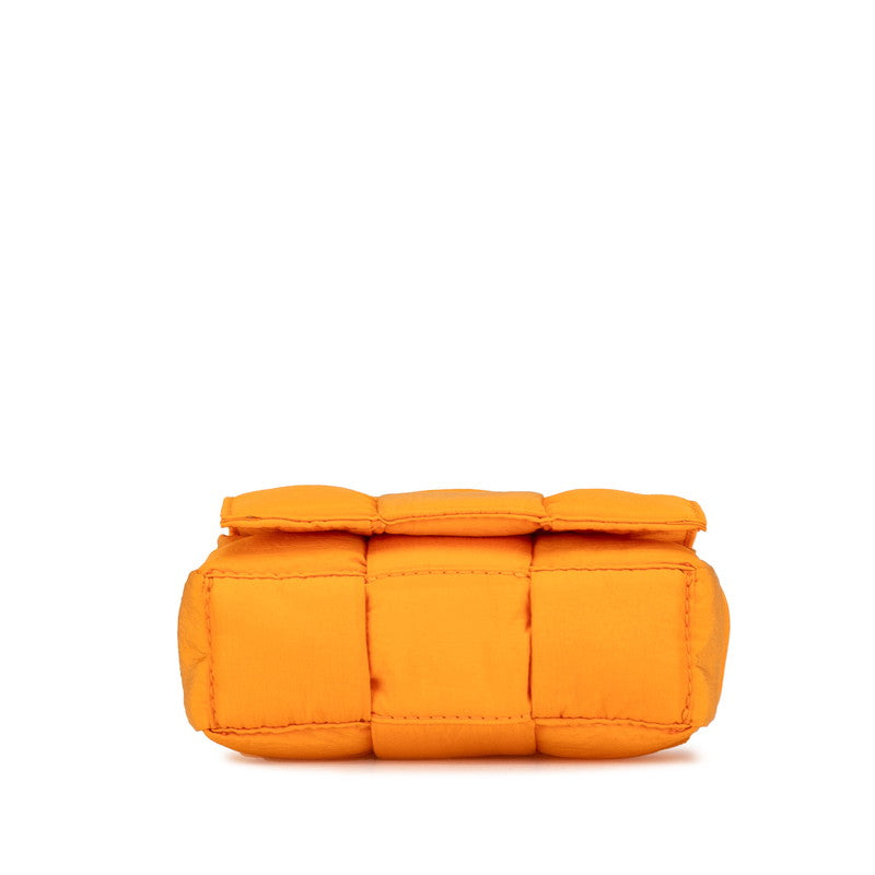 Bottega Veneta Nylon Maxi Intrecciato Padded Tech Cassette Crossbody Bag