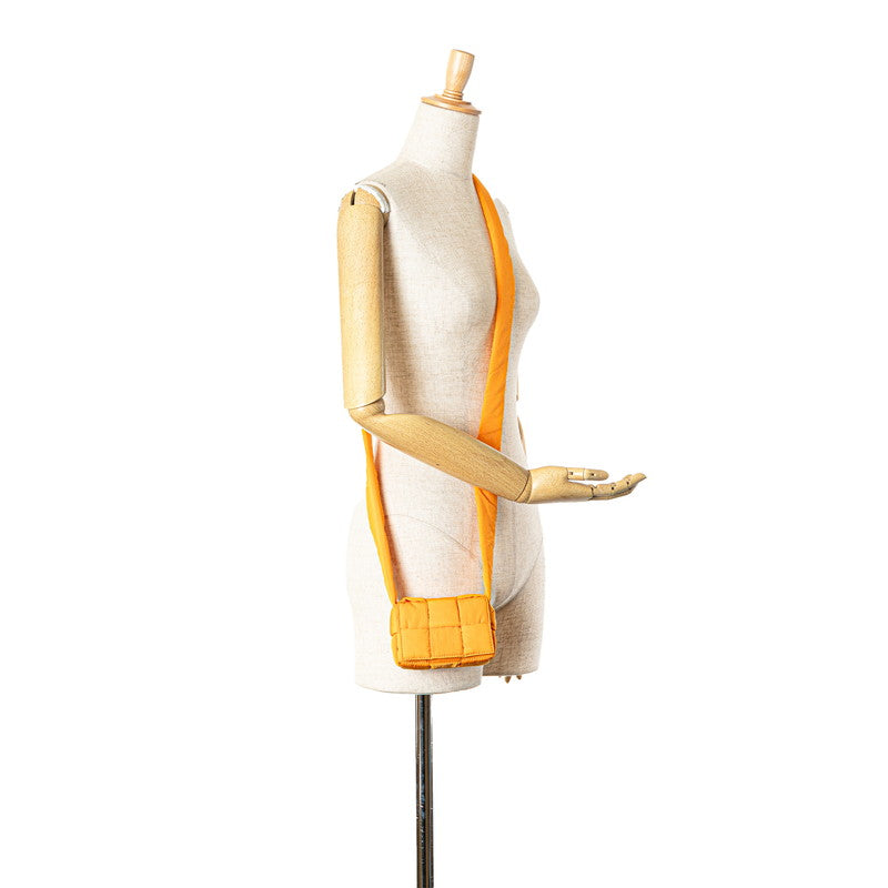 Bottega Veneta Nylon Maxi Intrecciato Padded Tech Cassette Crossbody Bag