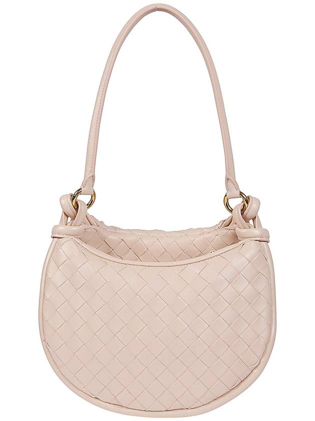 Bottega Veneta Intrecciato Gemelli Small Shoulder Bag Lotus