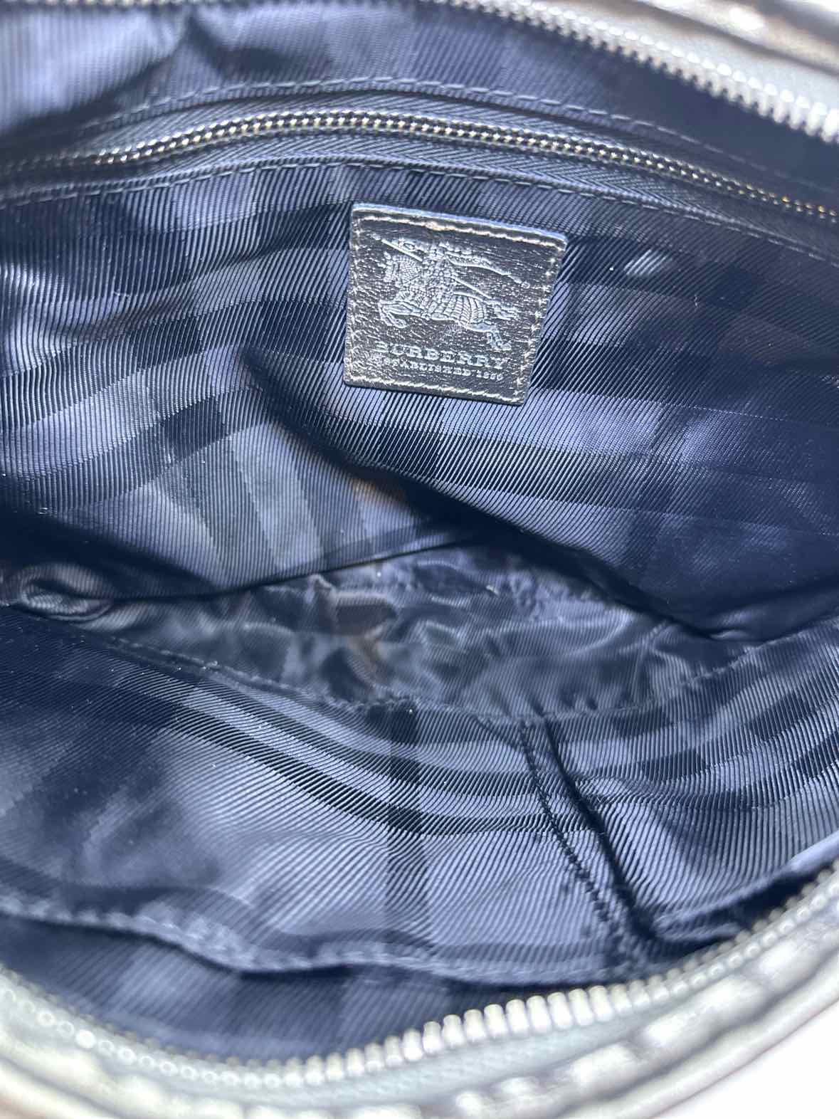 BURBERRY Bronze Leather Handbag