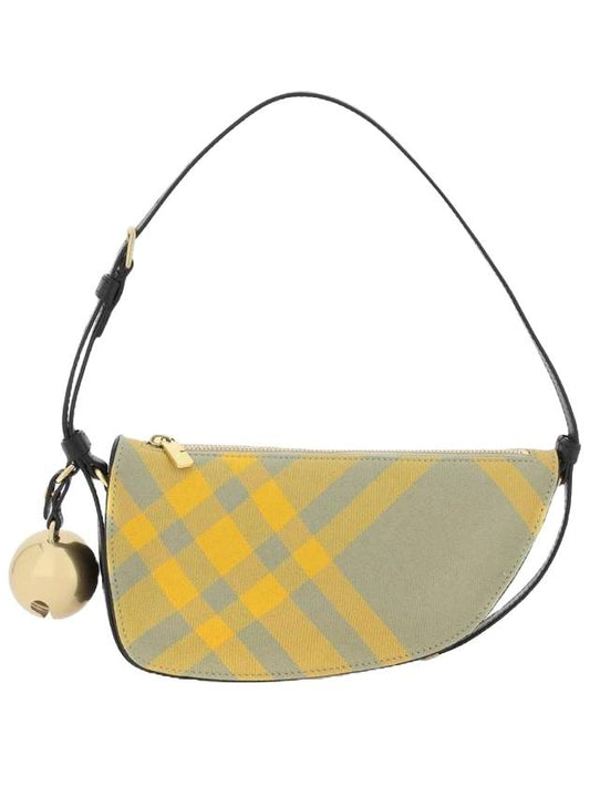 Burberry Shield Check Mini Shoulder Bag Hunter