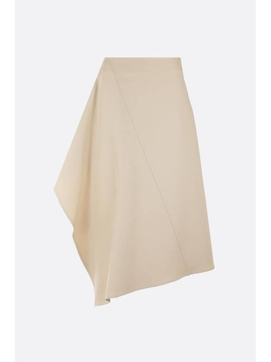 Bottega Veneta Cotton Asymmetric Skirt 744509V0BT09016