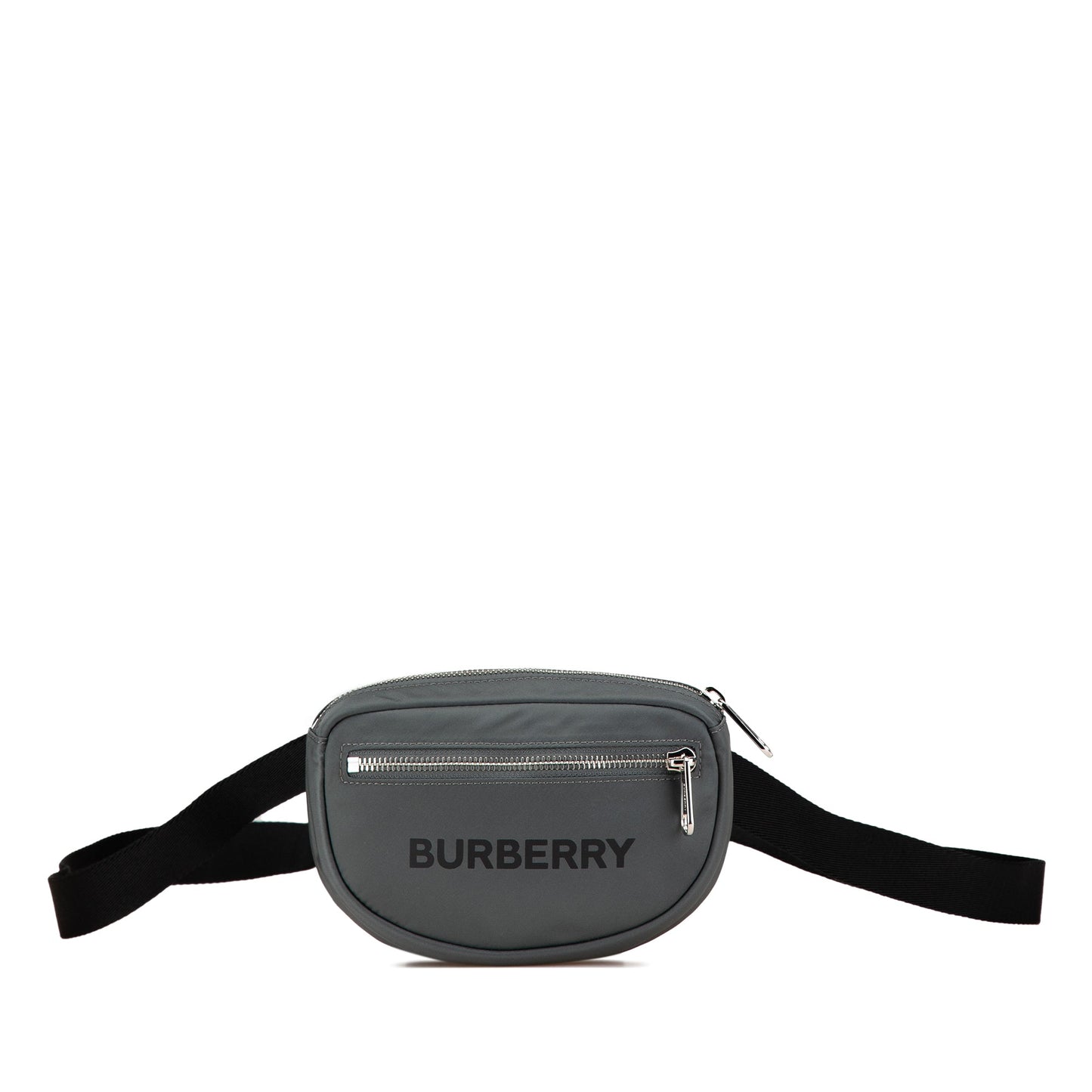Gray Burberry Nylon Cannon Bumbag Belt Bag