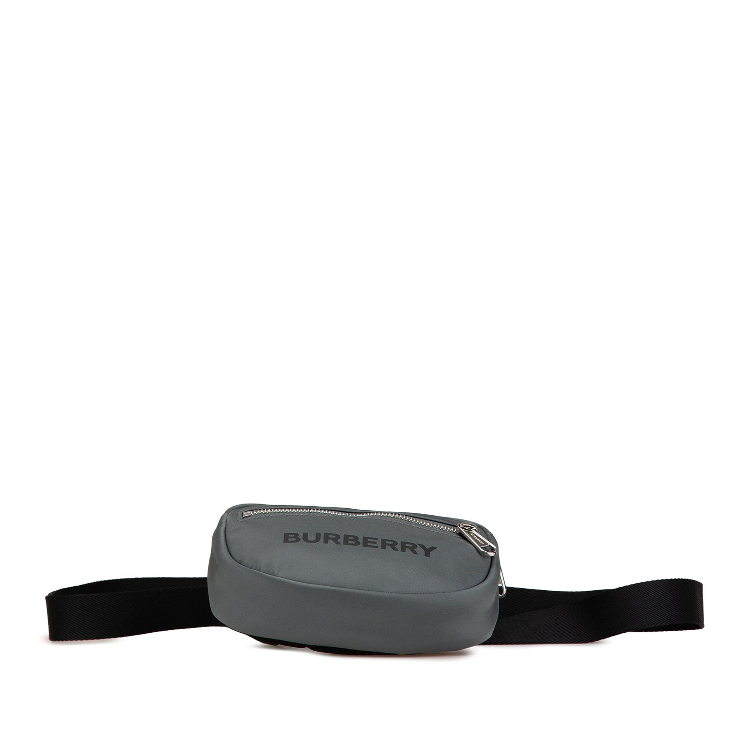 Gray Burberry Nylon Cannon Bumbag Belt Bag