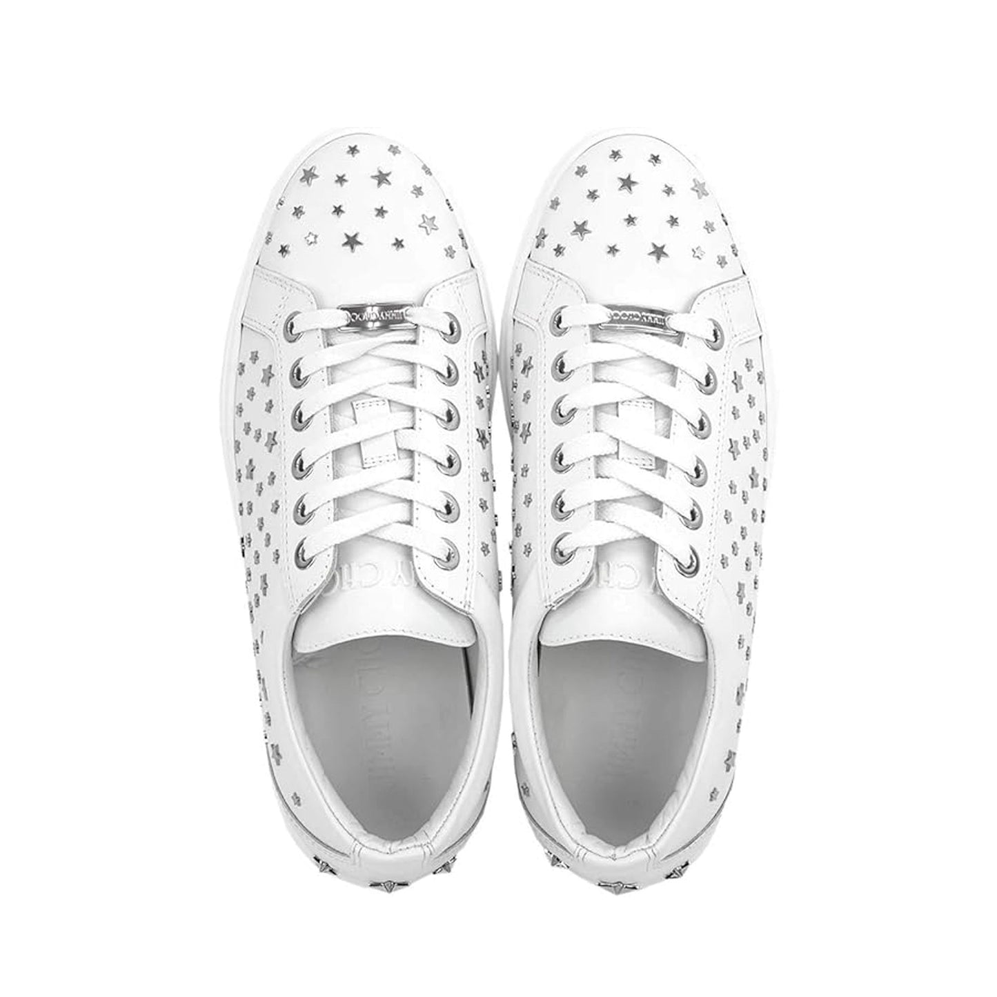 Jimmy Choo Cash Star Leather Sneakers Men